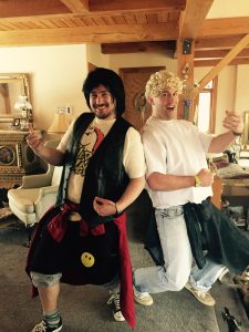 Bill and Ted at the Slopeside retreat