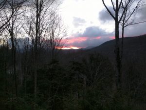 Fantastic view of Western Lincoln, NH, slopeside at Loon Mountain