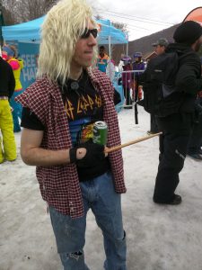 80s Day Loon - Rick Allen of Def Leppard rocking a Pyromania shirt