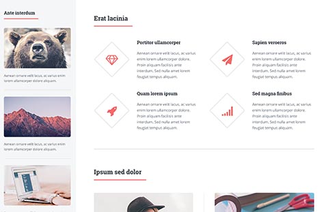 Use the Editorial theme from HTML5 Up as a template for your music blog